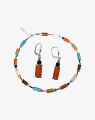 Multi Color Glass Bracelet